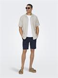 ONSCAIDEN SS SOLID RESORT LINEN NOOS chinchilla