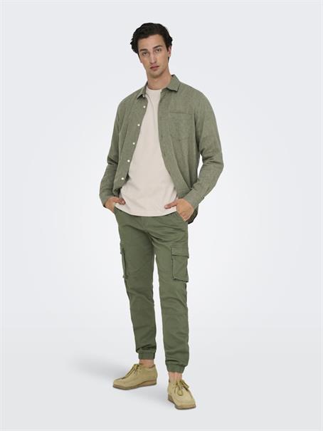 ONSCAM STAGE CARGO CUFF LIFE 6687 NOOS deep lichen green