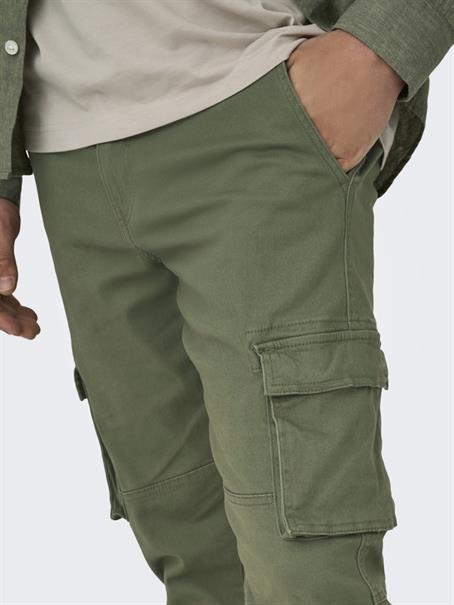 ONSCAM STAGE CARGO CUFF LIFE 6687 NOOS deep lichen green