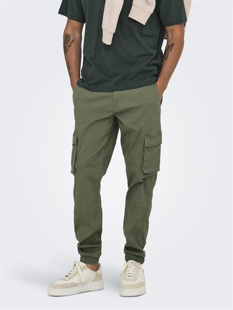 ONSCAM STAGE CARGO CUFF LIFE 6687 NOOS deep lichen green
