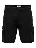 ONSCAM STAGE CARGO SHORTS 6689 LIFE NOOS black