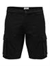 ONSCAM STAGE CARGO SHORTS 6689 LIFE NOOS black