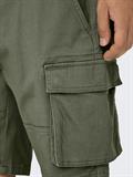 ONSCAM STAGE CARGO SHORTS 6689 LIFE NOOS deep lichen green