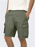 ONSCAM STAGE CARGO SHORTS 6689 LIFE NOOS deep lichen green