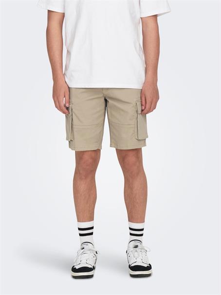 ONSCAM STAGE CARGO SHORTS 6689 LIFE NOOS grau1