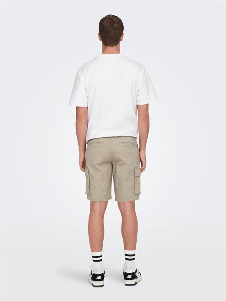 ONSCAM STAGE CARGO SHORTS 6689 LIFE NOOS grau1