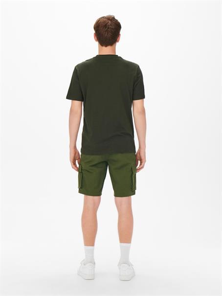 ONSCAM STAGE CARGO SHORTS 6689 LIFE NOOS olive night