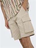 ONSCAM STAGE CARGO SHORTS 6689 LIFE NOOS silver lining