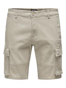 ONSCAM STAGE CARGO SHORTS 6689 LIFE NOOS silver lining