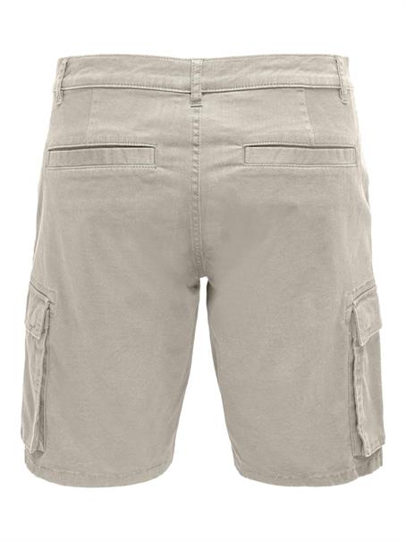 ONSCAM STAGE CARGO SHORTS 6689 LIFE NOOS silver lining