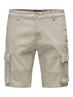 ONSCAM STAGE CARGO SHORTS 6689 LIFE NOOS silver lining