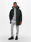 ONSCARL LIFE LONG QUILTED COAT OTW NOOS black