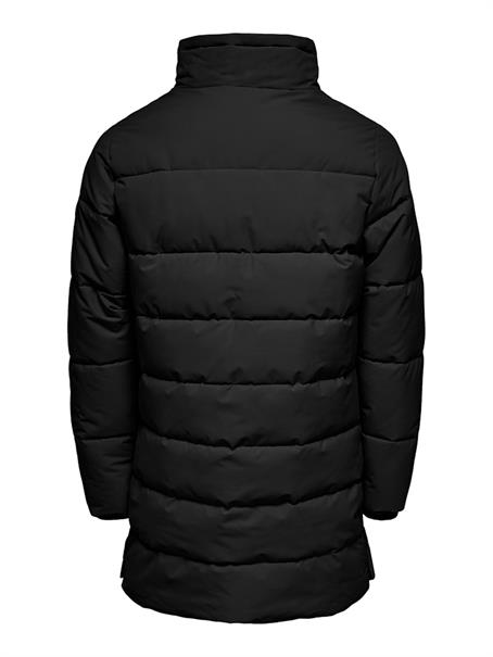 ONSCARL LIFE LONG QUILTED COAT OTW NOOS black