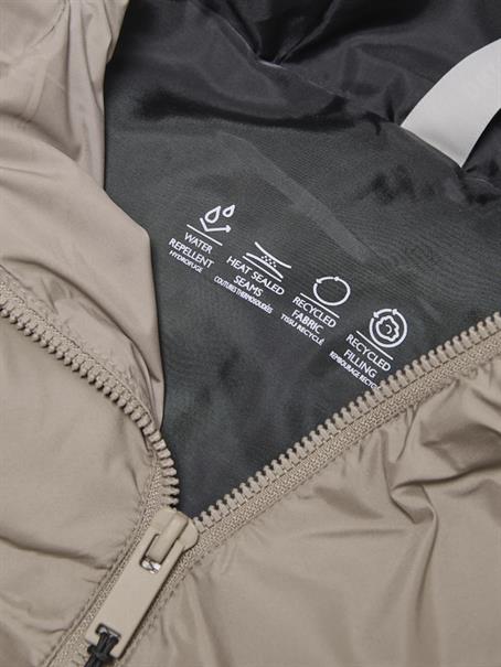 ONSCARL LIFE LONG QUILTED COAT OTW NOOS desert taupe