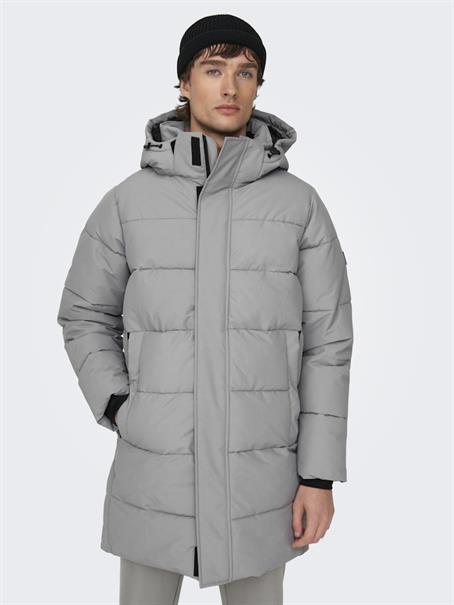 ONSCARL LIFE LONG QUILTED COAT OTW NOOS griffin