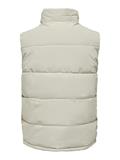 ONSCARL LIFE QUILTED VEST OTW silver lining