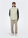 ONSCARL LIFE QUILTED VEST OTW silver lining