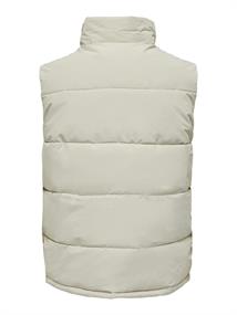 ONSCARL LIFE QUILTED VEST OTW silver lining