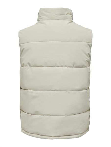 ONSCARL LIFE QUILTED VEST OTW silver lining