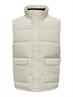 ONSCARL LIFE QUILTED VEST OTW silver lining