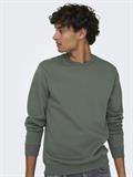 ONSCERES CREW NECK NOOS castor gray