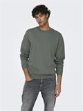 ONSCERES CREW NECK NOOS castor gray