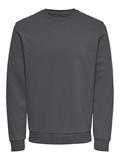 ONSCERES CREW NECK NOOS grey pinstripe