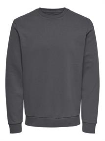 ONSCERES CREW NECK NOOS grey pinstripe
