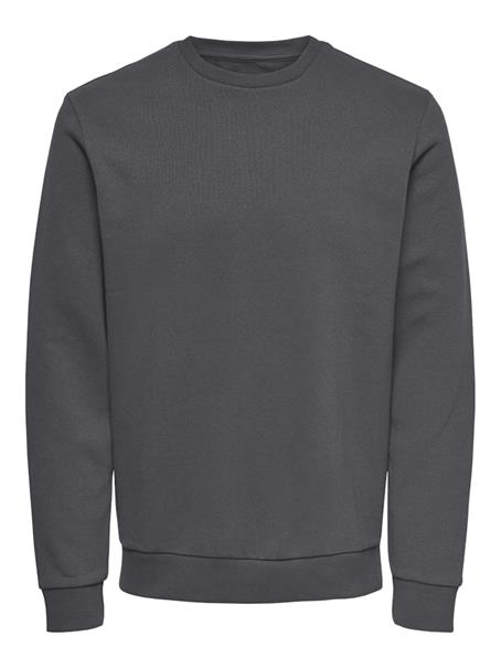 ONSCERES CREW NECK NOOS grey pinstripe