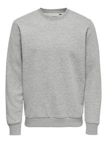 ONSCERES CREW NECK NOOS light grey melange