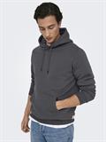 ONSCERES HOODIE SWEAT NOOS grey pinstripe