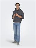 ONSCERES HOODIE SWEAT NOOS grey pinstripe