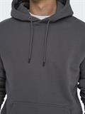 ONSCERES HOODIE SWEAT NOOS grey pinstripe