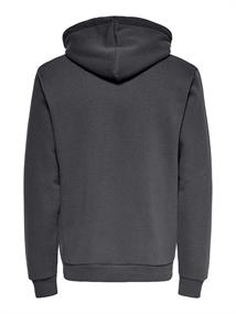 ONSCERES HOODIE SWEAT NOOS grey pinstripe