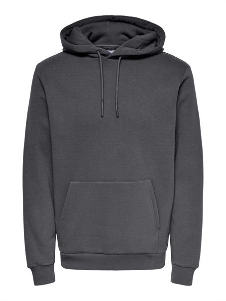 ONSCERES HOODIE SWEAT NOOS grey pinstripe