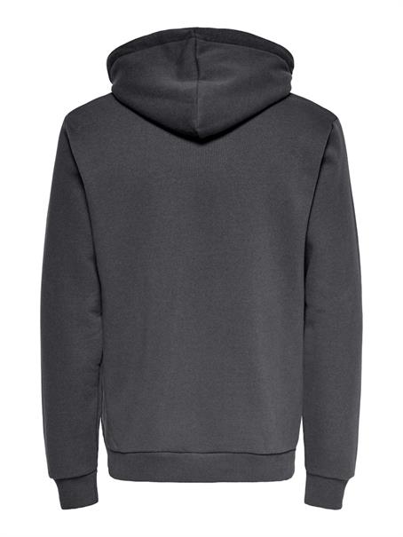 ONSCERES HOODIE SWEAT NOOS grey pinstripe