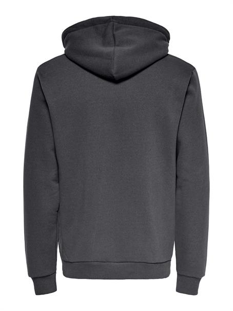 ONSCERES HOODIE SWEAT NOOS grey pinstripe
