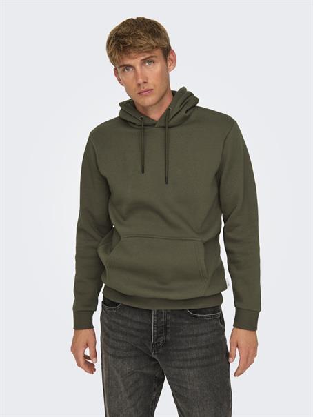 ONSCERES HOODIE SWEAT NOOS major brown