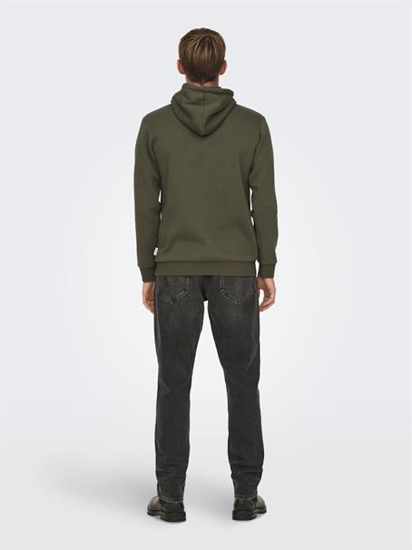ONSCERES HOODIE SWEAT NOOS major brown