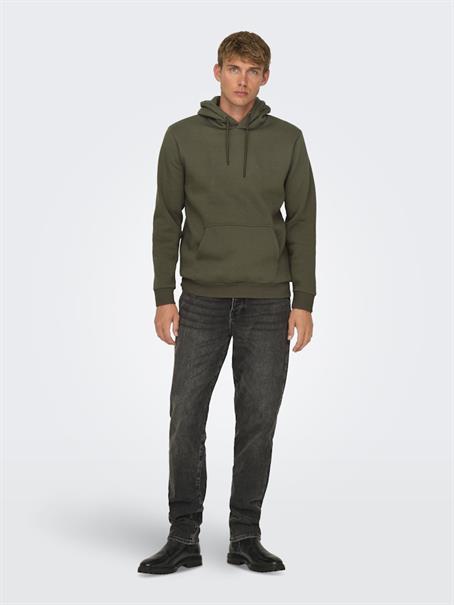 ONSCERES HOODIE SWEAT NOOS major brown