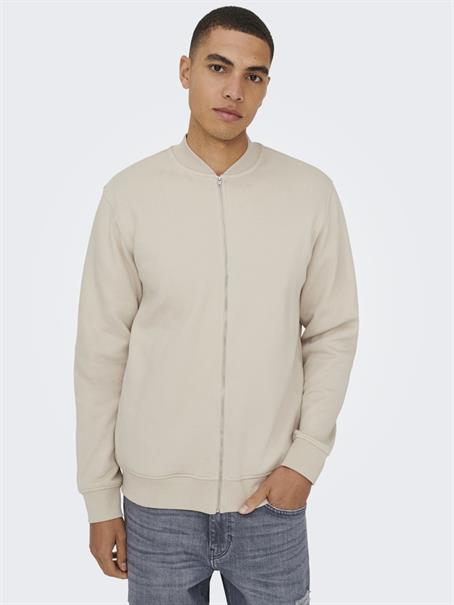 ONSCERES REG ZIP BOMBER JCK NOOS silver lining
