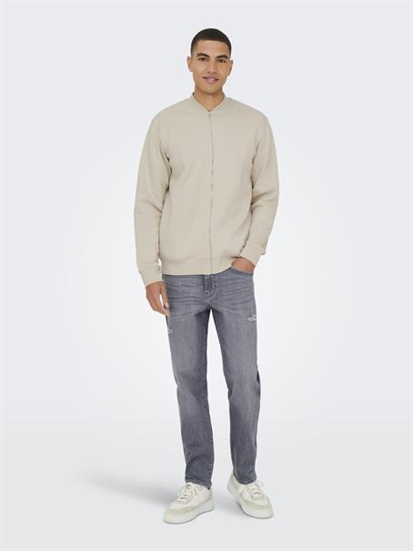 ONSCERES REG ZIP BOMBER JCK NOOS silver lining
