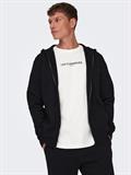 ONSCERES ZIP THR. HOODIE SWEAT NOOS black