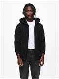 ONSCERES ZIP THR. HOODIE SWEAT NOOS black