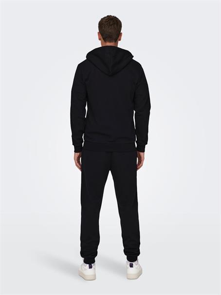 ONSCERES ZIP THR. HOODIE SWEAT NOOS black