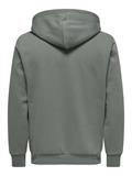 ONSCERES ZIP THR. HOODIE SWEAT NOOS castor gray