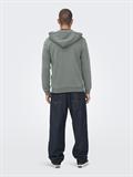 ONSCERES ZIP THR. HOODIE SWEAT NOOS castor gray