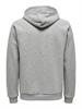 ONSCERES ZIP THR. HOODIE SWEAT NOOS light grey melange