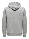 ONSCERES ZIP THR. HOODIE SWEAT NOOS light grey melange