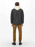 ONSCREED LOOSE WOOL JACKET OTW dark grey melange